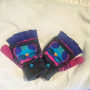 Owl Fingerless Gloves